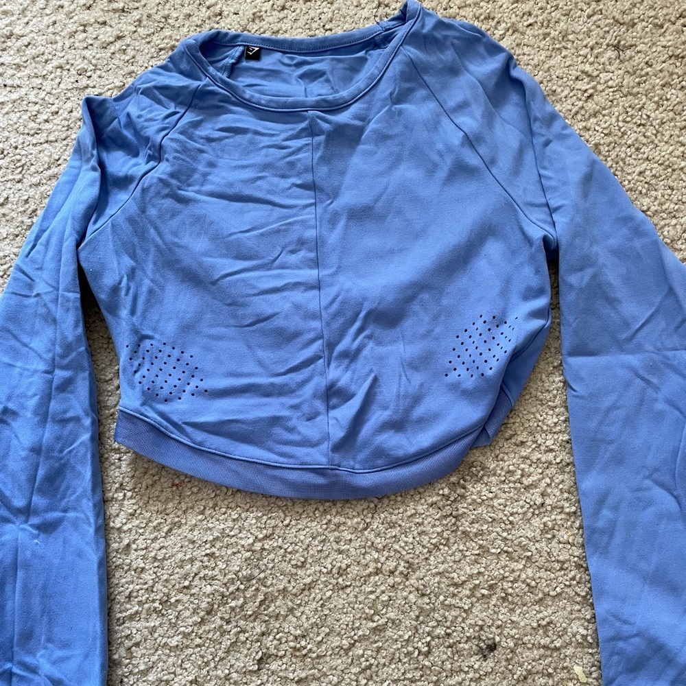 Whitney Simmons Gymshark long sleeve crop